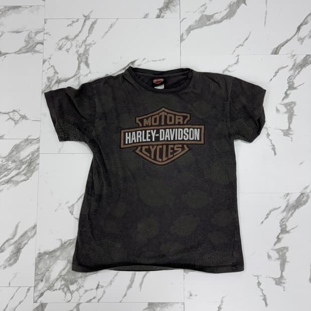 할리데이비슨 프린팅 반팔 티셔츠