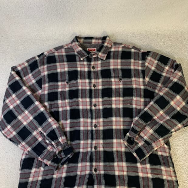 WRANGLER 양털 체크셔츠