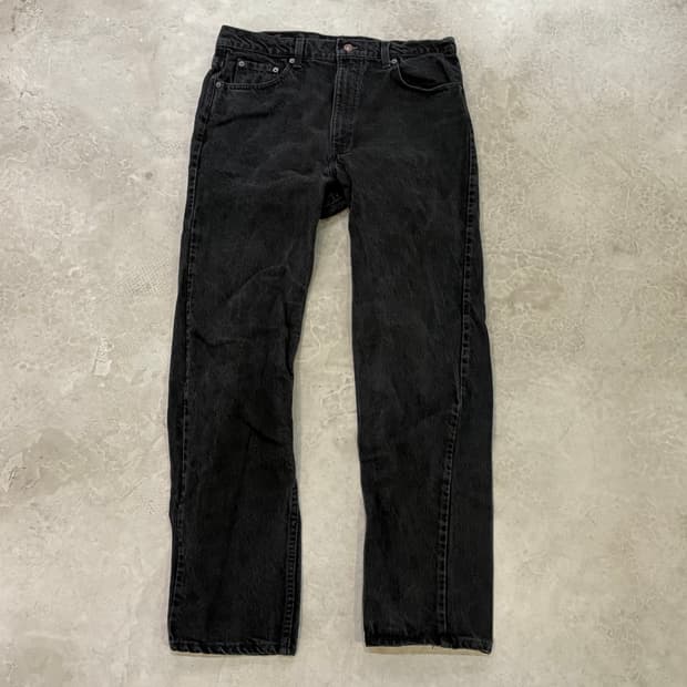 [36/34] 90s USA🇺🇸 리바이스 505 레드탭 블랙 흑청