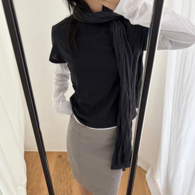 브리즈아카이브 루츠 스카프 차콜