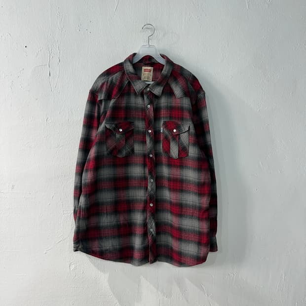 리바이스 웨스턴 체크남방 XXL