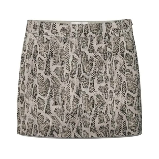 키르시 H라인 스커트 파이톤