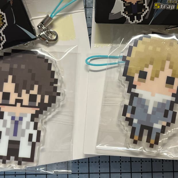 듀라라라 도트 키링 푸치빗토 아크릴 키링 키시타니 신라 키다 마사오미