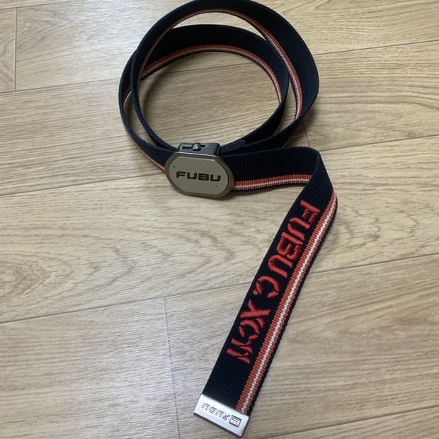 FUBU 푸부 올드스쿨 웨빙 벨트