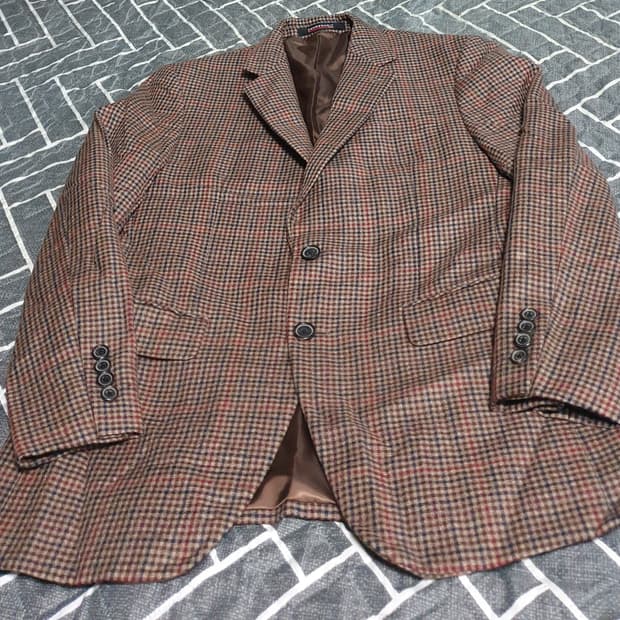 지이크 파렌하이트 울100% 깅엄 맞춤정장세트 (100)