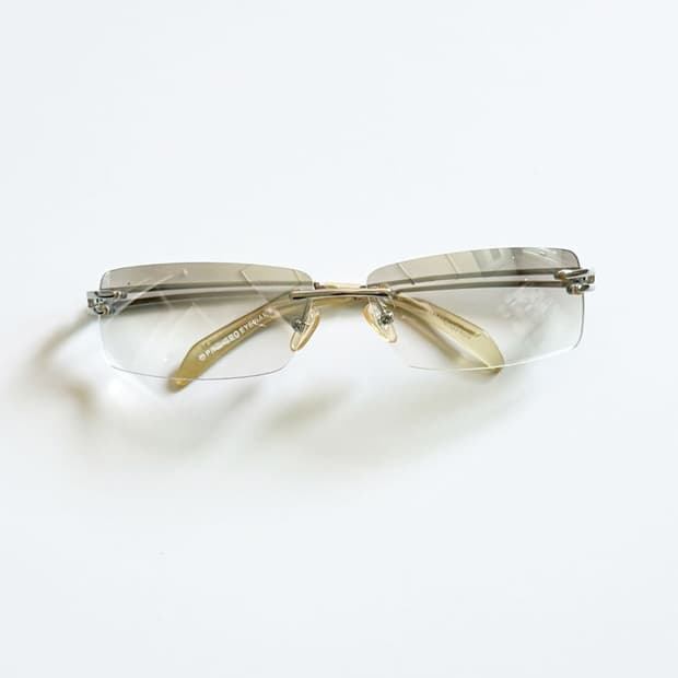 PROHERO 무테 스퀘어 프레임 빈티지 선글라스