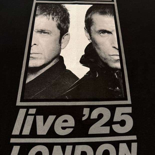 미중고)오아시스 런던 첫공 기념 티셔츠 XL