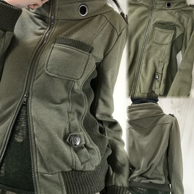 Eylet Detail y2k Jacket