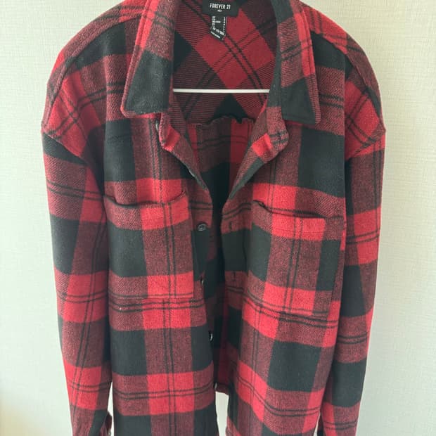 포에버21 플란넬 셔츠 L