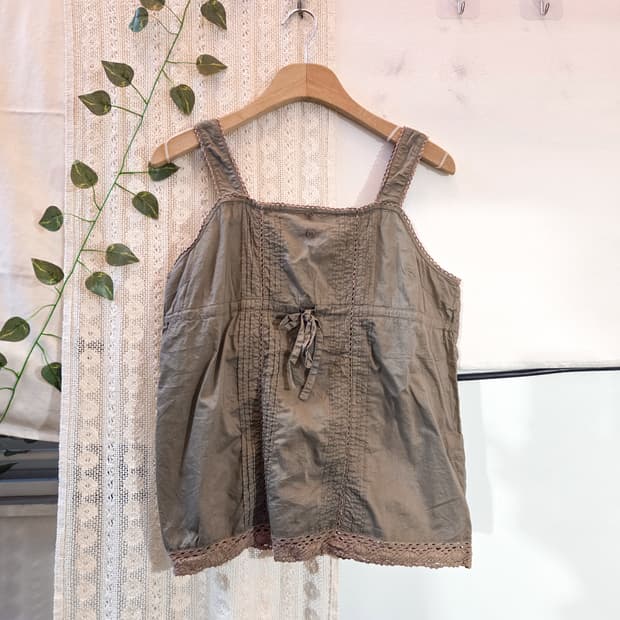 모리 뮤트 브라운 뷔스티에