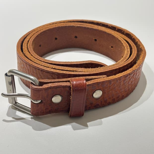 꼼데가르송 옴므 플러스 그레인 벨트