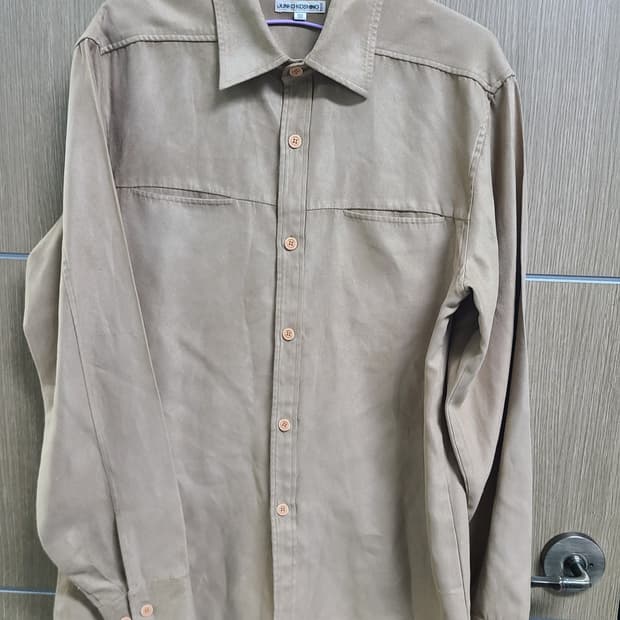 준코 코시모 스웨이드 셔츠 베이지 100