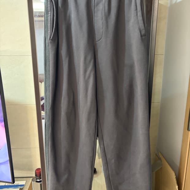 [3] 고낙 워시드 트랙 스웻 팬츠 그레이퍼플