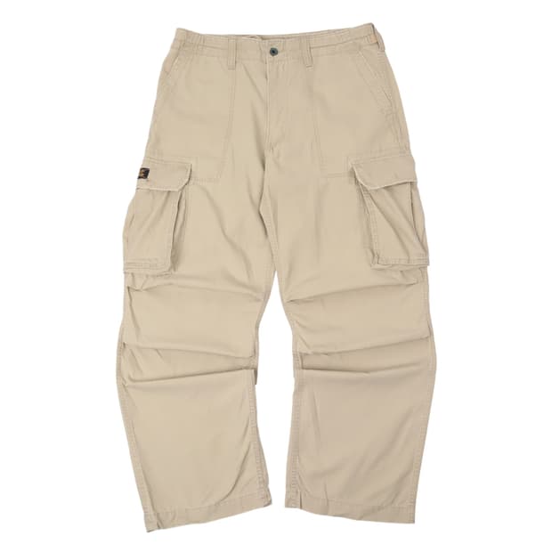 폴로진스 베이지 파라슈트 카고팬츠