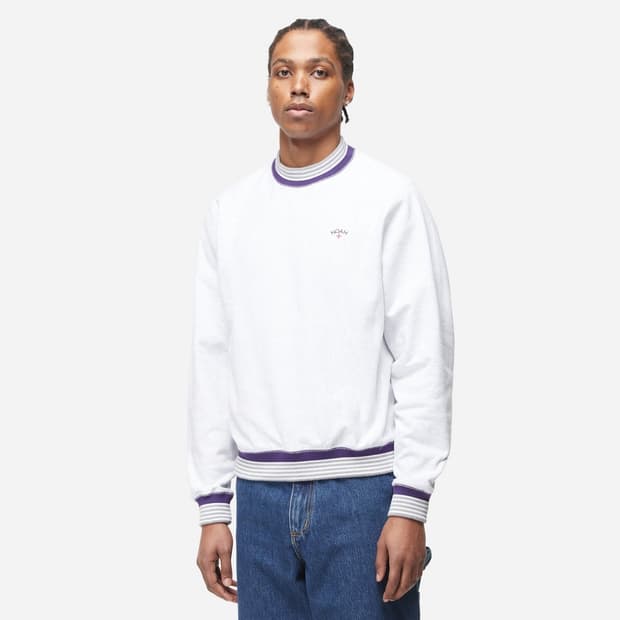 노아 Noah NYC 화이트멜란지 스웻셔츠 맨투맨 판매