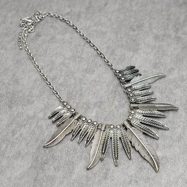 feather necklace