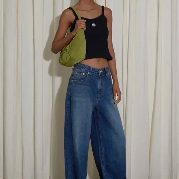 엔오르 롤업 데님 S