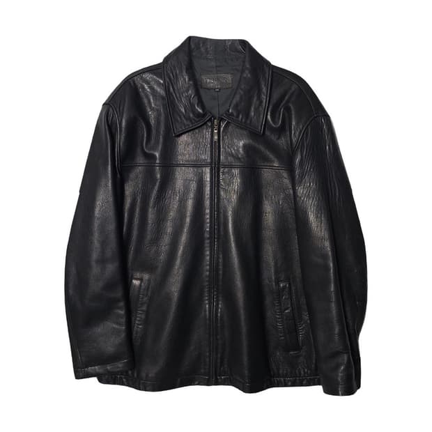 TK.TWINS 양가죽 집업 자켓 2XL