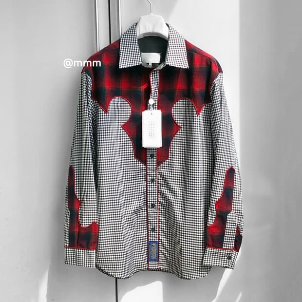 마르지엘라/펜들턴 웨스턴 셔츠