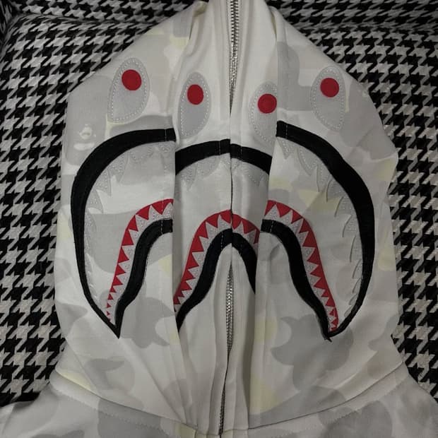 베이프 더블샤크 후드집업 백계