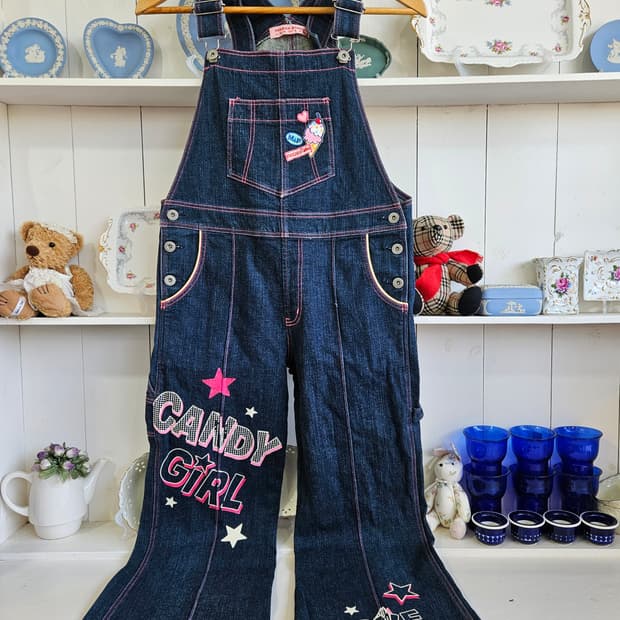 메조피아노(mezzo piano) 데님 오버롤 점프수트