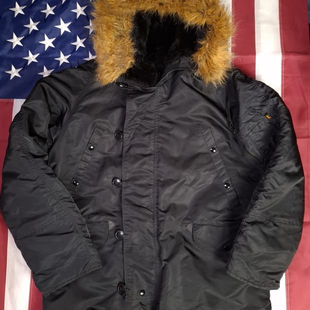 새제품급 오리지날 민수용 미공군 알파사 N-3B 파카
