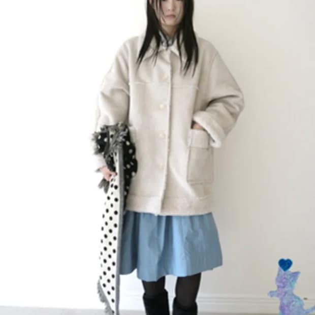 에프터먼데이 스노우 무스탕 코트