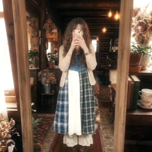 코코모리 모리걸 하구미 일녀 산장 패치 멜빵 원피스