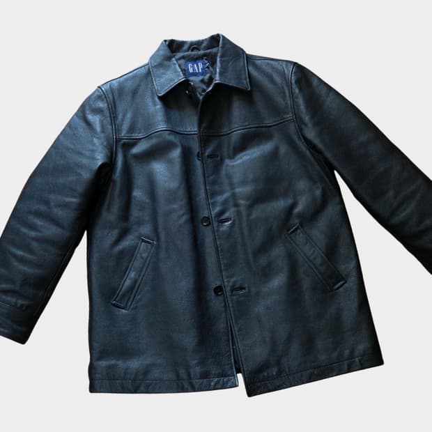 (M) 올드갭 레더 카코트 Old gap