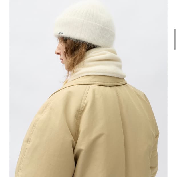 르바 앙고라 비니 soft angora beanie