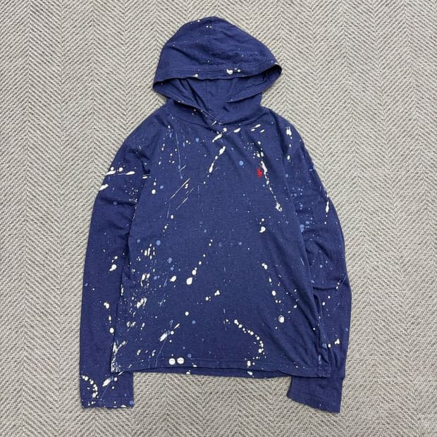 폴로 랄프로렌 페인팅 후드티 v1738