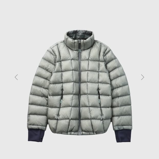 999휴머니티 라이트그레이 패딩