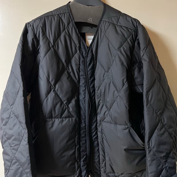 노스페이스 퍼플라벨 PLAS 필드 다운 가디건 아스팔트그레이 L 새제품