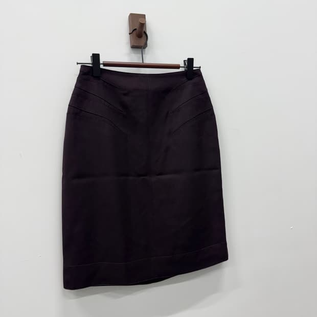 이태리산 버건디브라운 스커트
