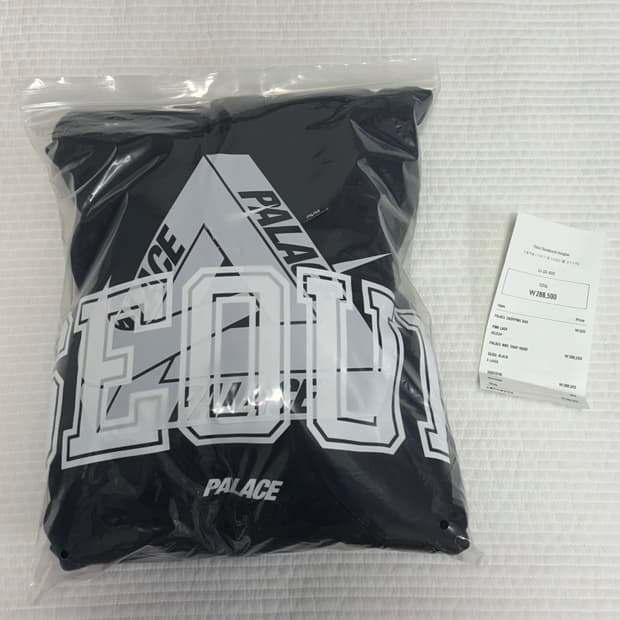 [XL] 팔라스 26ss 나이키 샵 후드 서울 블랙