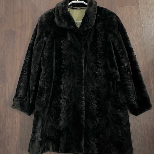 쉬어드밍크 깎은밍크 롱 밍크코트