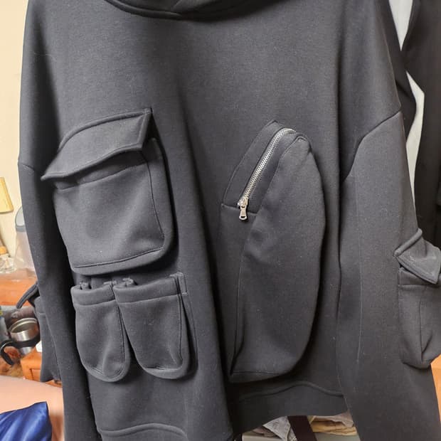 후디사이즈워who decides war 멀티포켓 후디[L]