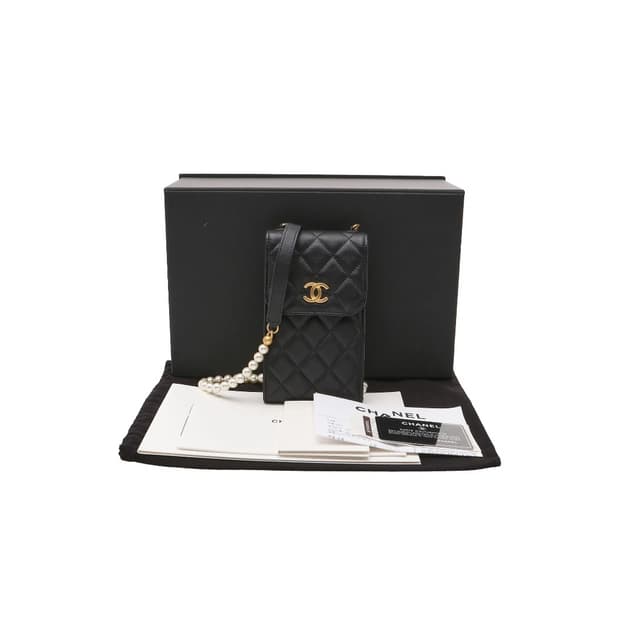 [S급] 샤넬 폰홀더 크로스백 블랙 판매합니다!!!