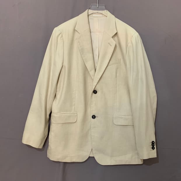 M 아르켓 린넨 혼방 테일러드 싱글 블레이저 자켓