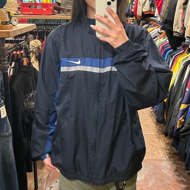 [HI] 나이키 바람막이 네이비