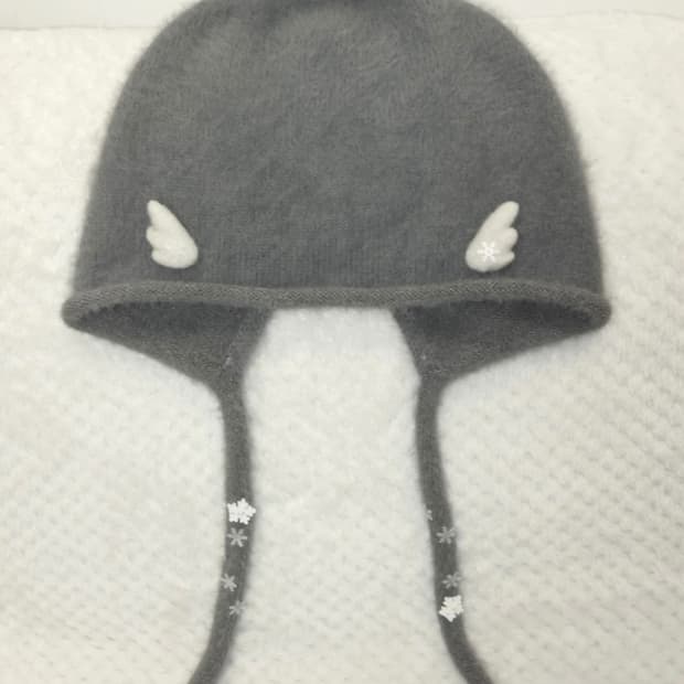 묘랑 스노우 윈터 엔젤 윙 비니