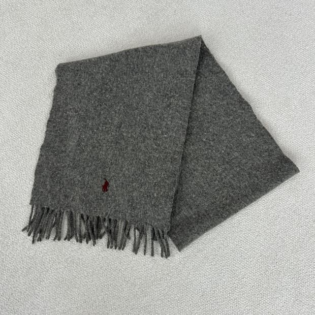 폴로 랄프로렌 회색 머플러