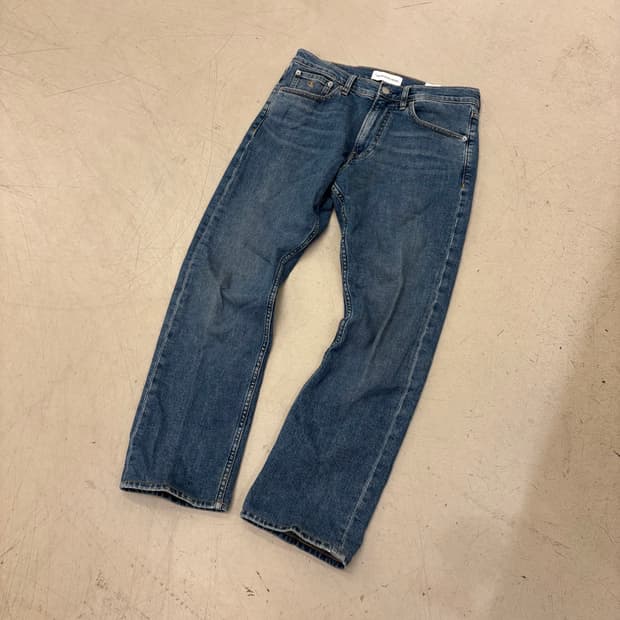 캘빈클라인 스트레이트 핏 데님 팬츠