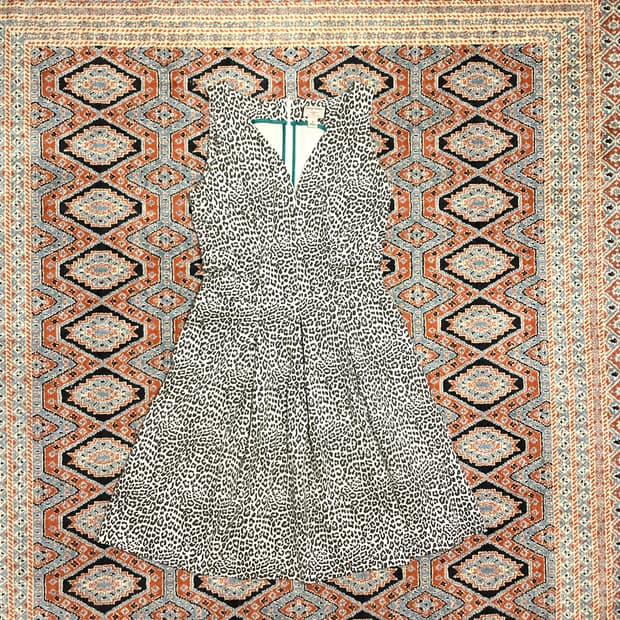 바나나리퍼블릭 호피 나시 원피스 여성2