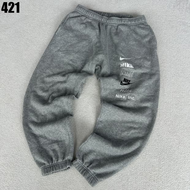 나이키 기모 회색 트레이닝 
