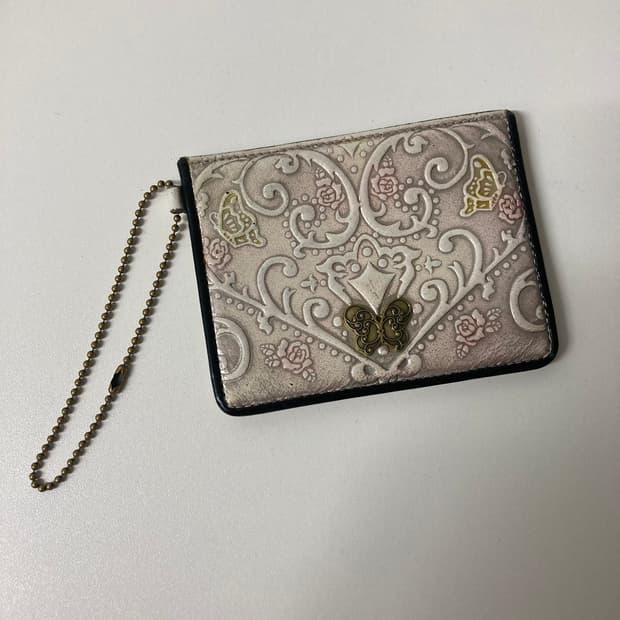 안나수이 빈티지 엔틱 버터플라이 카드지갑