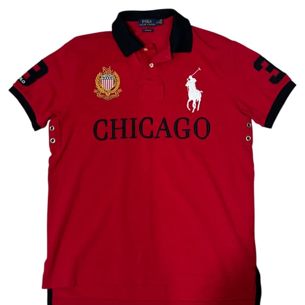 폴로 랄프로렌 빅포니 시카고 PK 카라반팔티