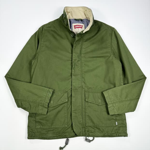리바이스 밀리터리 복각 야상자켓 카키 M