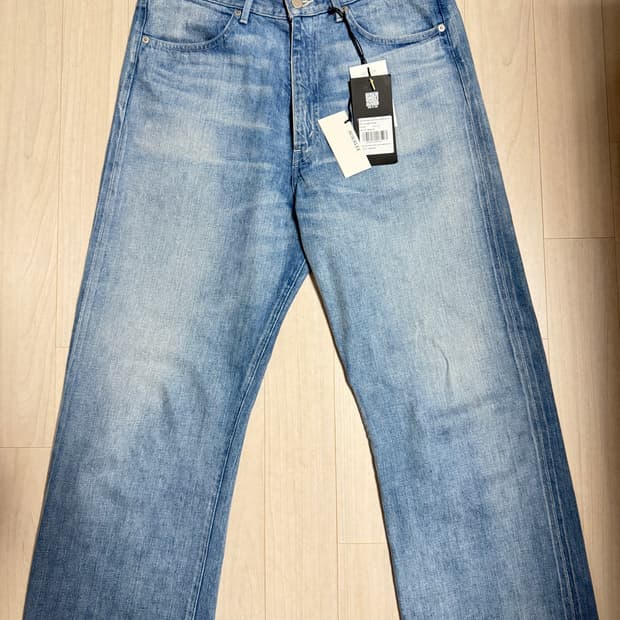 오라리) 25ss 셀비지 페이드 라이트 데님 4