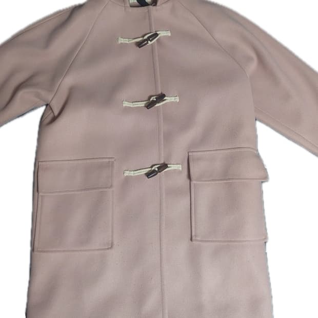 고고싱  핑크 후드 떡볶이 코트 